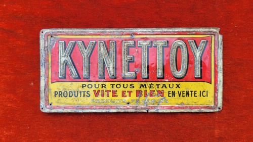 Plaque publicitaire ancienne