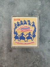 PAQUET DE 10 ANCIENNES PETITES BOITES D'ALLUMETTES SEITA 