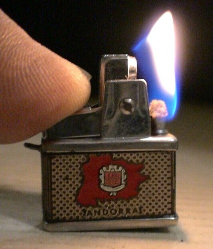 Briquet ancien carte - carte, andorra