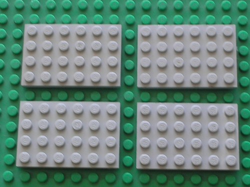 Lego plaque oldgray - lego,