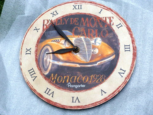 Horloge rallye monte carlo - rallye,