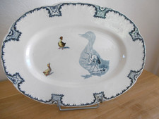 PLAT OVALE FAIENCE CREIL
