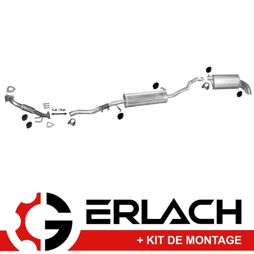 Echappement silencieux pour