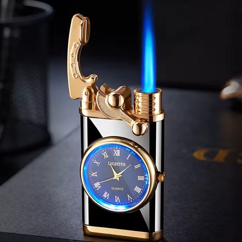 Briquet montre noir doré - montre,