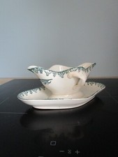 Saucière en Terre De Fer Ste Amandinoise Modèle  Iris vert foncé