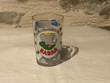 Verre Amora publicitairte BABAR TM and Laurent de Brunhoff