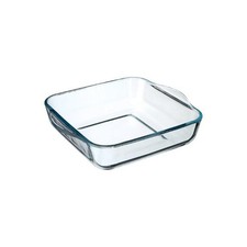 Plat à Four en Verre "Carré"