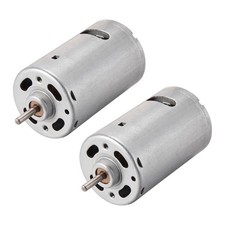 DC Moteur 24V 10000RPM 0.2A éléctrique Moteur Rond Arbre RC Bateau Jeu DIY 2Pcs