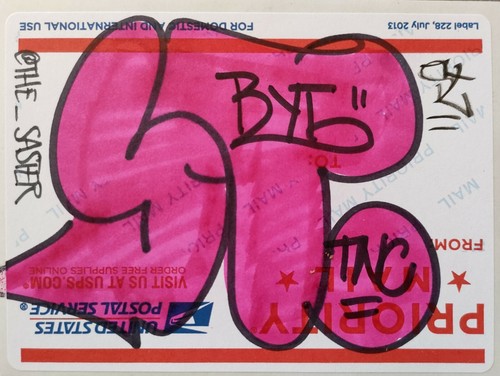 Saster sticker graffiti - sticker,