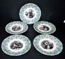 SARREGUEMINES Lot 5 Assiettes