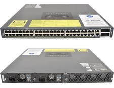Cisco Catalyst WS-C4948-10GE-S 48-Port RJ-45 GE Switch 2x 10G X2 Dual PSU