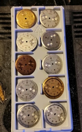 Lot cadrans chronographe - lot,