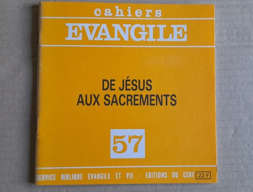 Cahiers évangile de - /,