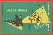 BUVARD - MAZDA PERLE - COMPAGNIE DES LAMPES