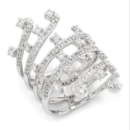 Bague diamant 06ct k18wg - bague, 1.06ct
