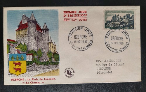 Enveloppe premier jour 1955 - jour,
