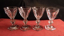 Service de 4 verres a porto en