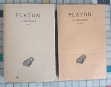 PLATON La République Livres I-III Livres VIII-X Œuvres complètes Budé 25