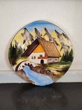 Assiette décorative en
