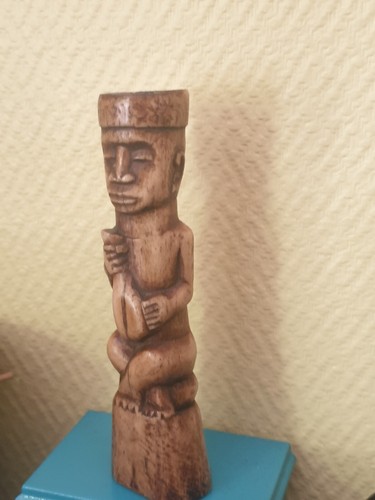 Statuette africaine os - statuette,