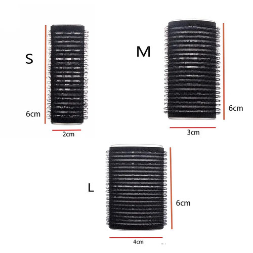 Rouleaux auto agrippants - auto-agrippants, noirs