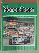 MOTOR SPORT N°9 1979 ALAN