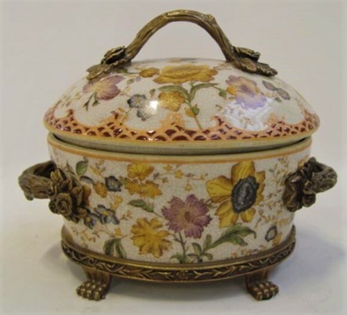 Boîte porcelaine avec - boîte,