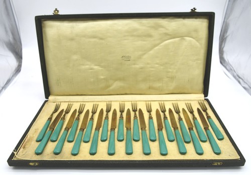 Ancien service gâteaux 12 - ancien, à