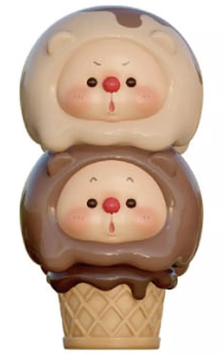Mini figurine chocolate lava - figurine,