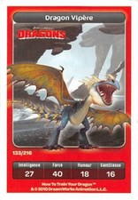 Carte Carrefour Dreamworks - Dragons - Poussette combinée Dragon n°133