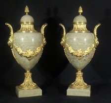 55 Cm, Paire De Cassolettes