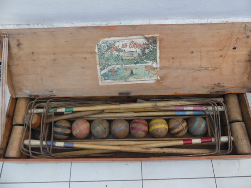 Ancien jeu croquet - ancien, jeux
