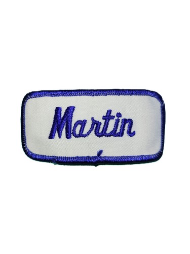 Ecusson brode prenom martin - ecusson,