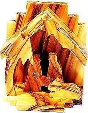 Petit berceau A Med modèle 407 fabriqué en bois d'olivier de Bethléem