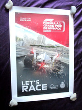 LITHOGRAPHIE NON NUMEROTEE  AFFICHE GRAND PRIX MONACO 2022 F1 FORMULE 1 ACM