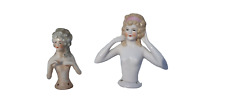 Demi-figurine Half Doll porcelaine Deutschland 2 BUSTES MARQUISE XIX°/XX° siècle