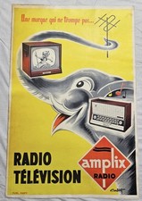 Affiche originale Amplix Radio