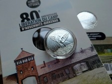 10 Euros 2025 (+ Capsule) Libération du Camp Auschwitz Birkenau BU France Silver