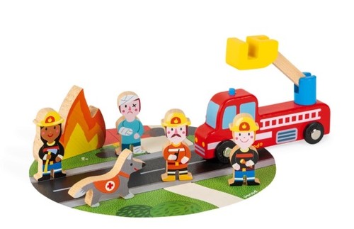 Janod set pompiers - janod,,