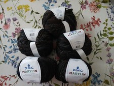 LOT DE 5 PELOTES DE LAINE DMC