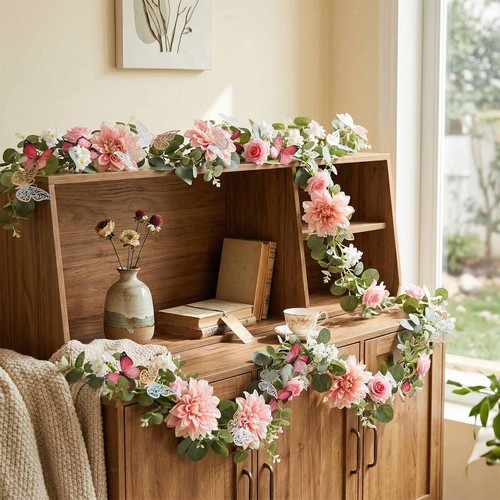 Guirlande roses - guirlande,