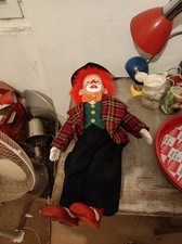magnifique poupée clown de collection environ 55 cm de hauteur