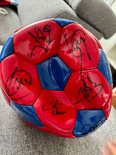 Rare Ballon de collection FC Barcelone dédicacé - années 90