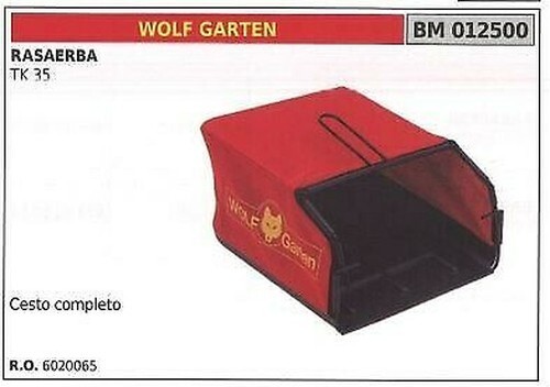 Panier wolf garten tondeuse - panier,