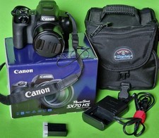 Appareil PHOTO Bridge Power Shot CANON SX70HS sacoche batteries - Zoom 65x - TBE