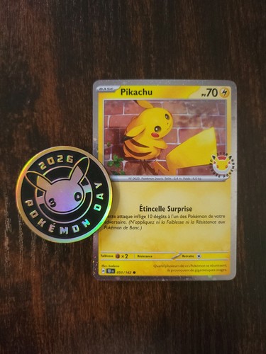 Carte pokemon promo pikachu - pokemon,