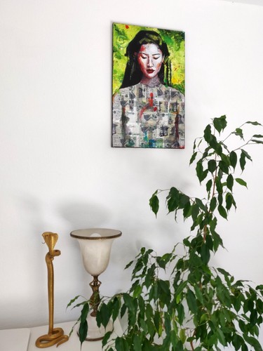 Hst portrait femme chinoise - femme,
