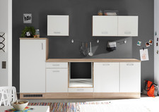 Cuisine Cuisine Encastrable Petunia 280 CM Chêne Naturel Respekta