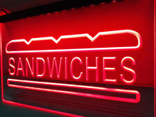 Sandwichs Café Bar Pub LED Enseigne Lumineuse Néon Maison Chambre Cadeau Déco...