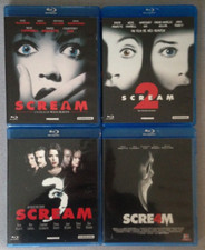 BLU RAY - HORREUR / SLASHER - SCREAM 1 / 2 / 3 / 4 - Wes CRAVEN - COMME NEUF